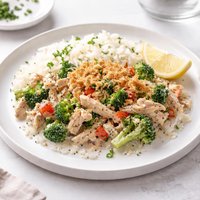 My Lightened Veggie Version of Poppy Seed Chicken