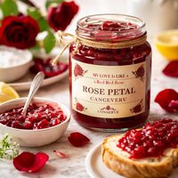 My Love Is Like a Red Red Rose Rose Petal Jam Conserve