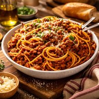 My Moms Slow Cooked Spaghetti