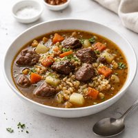 My Own Beef Barley Soup