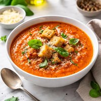 My Tomato Romano Soup