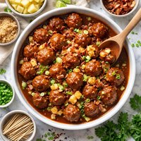 My Version of Elvis Party Meatballs