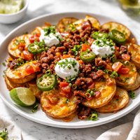 Nacho Potato Slices for Two