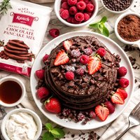 Napa Goat Ranch Double Chocolate Pancakes