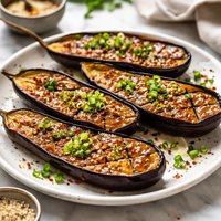 Nasu Dengaku Broiled Japanese Eggplants with Miso