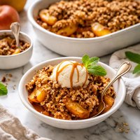 Navajo Style Peach Crisp