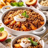 Navajo Style Peach Crisp Vegan Friendly