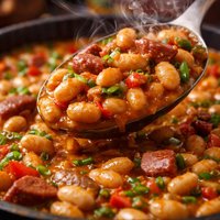 Navy Beans Cajun Style