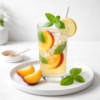Nectarine Basil Lemonade
