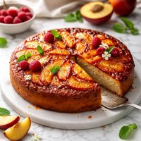 Nectarine Upside Down Cake