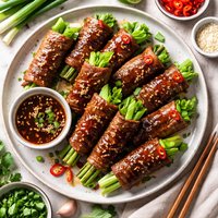 Negima Beef Scallion Rolls