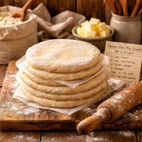 Never Fail Pie Crust for 6 Crusts