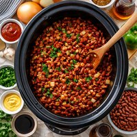 New England Baked Kidney Beans in the Crock Pot