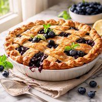 New England Blueberry Pie