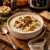 New England Clam Chowder Pressure Cooker