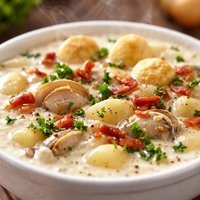 New England Clam Less Chowder