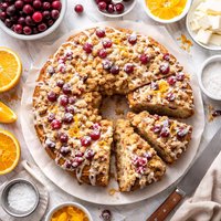 New England Quick Bread Cranberry Orange Coffee Cake