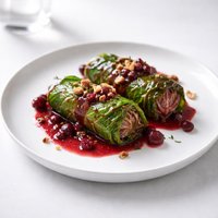 New Fashioned Cabbage Rolls in Cranberry Sauce