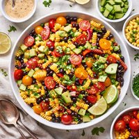 New Mexican Gazpacho Pasta Salad