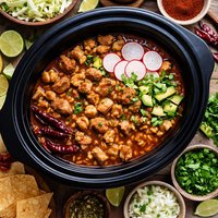 New Mexico Style Posole Crock Pot