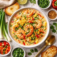 New Orleans Corn Shrimp Soup