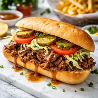 New Orleans Style Sloppy Roast Beef Poboy Easy
