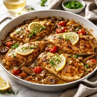 New Orleans Wine Sauced Chicken