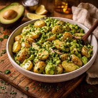 New Potato Salad with Avocado Dressing