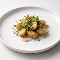 New Potatoes and Anchovy Sauce