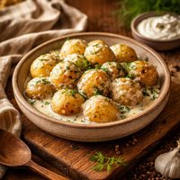 New Potatoes in Creamy Dill Sauce