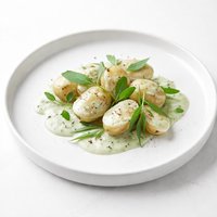 New Potatoes with Tarragon Cream