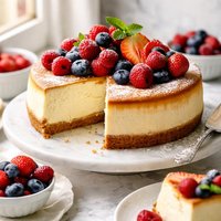 New York Deli Style Cheesecake