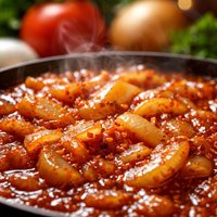 New York Hot Dog Cart Onion Sauce