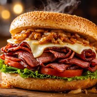 New Yorker Onion Sandwich