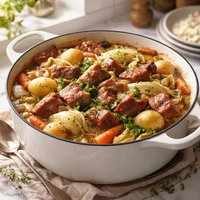 New Zealand Corned Beef Hot Pot