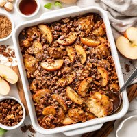 Next Morning Apple Cinnamon Baked French Toast