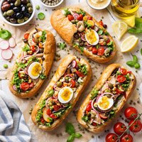 Nicoise Style Pan Bagnats