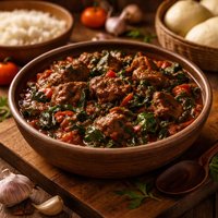 Nigerian Beef Spinach Stew