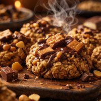 No Bake Candy Bar Cookies