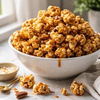 No Bake Caramel Popcorn