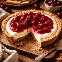 No Bake Cherry Cheesecake Pie