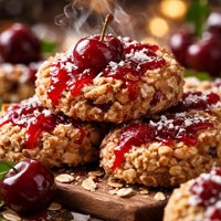 No Bake Cherry Cookies Sugar Free