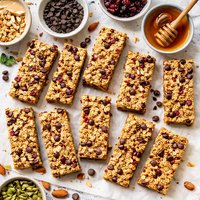 No Bake Chewy Granola Bars