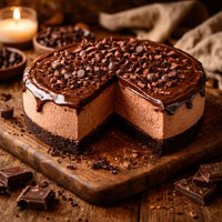 No Bake Chocolate Cheesecake