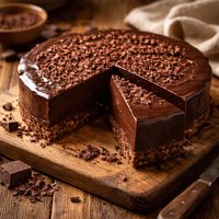 No Bake Chocolate Fudge Cake