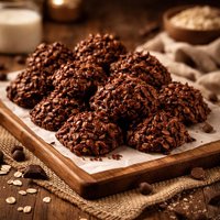 No Bake Chocolate Haystack Cookies