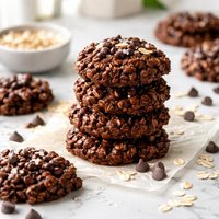 No Bake Chocolate Oat Cookies