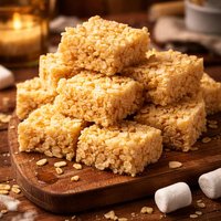 No Bake Crispy Squares