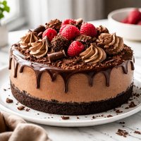 No Bake Decadent Chocolate Cheesecake