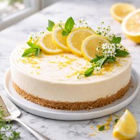 No Bake Lemon Cheese Cake